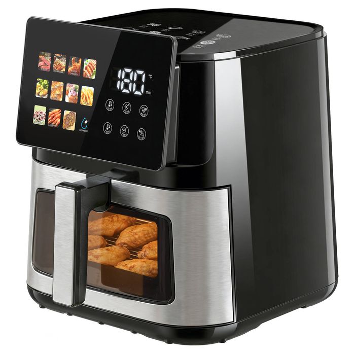 YOPOWER Air Fryer 10L with Rotisserie