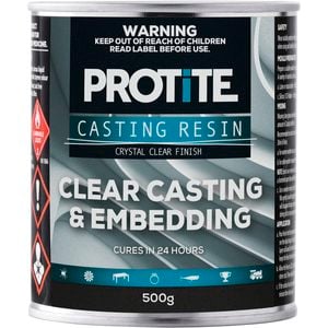 Protite 500g Clear Casting Embedding Fibreglass Resin