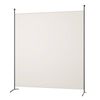 Costway 1 Panel Room Divider Partition Stand Privacy Screen Wall White