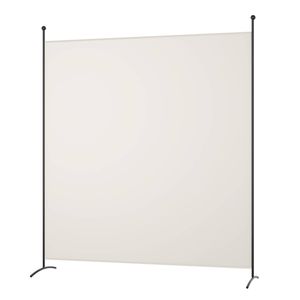 Costway 1 Panel Room Divider Partition Stand Privacy Screen Wall White