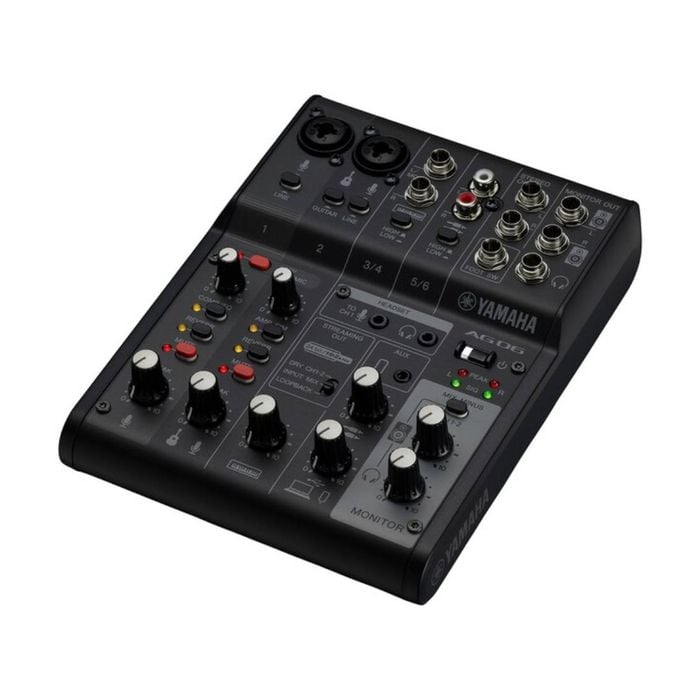 Yamaha AG06MK2 Live Streaming Mixer and Audio Interface - Black