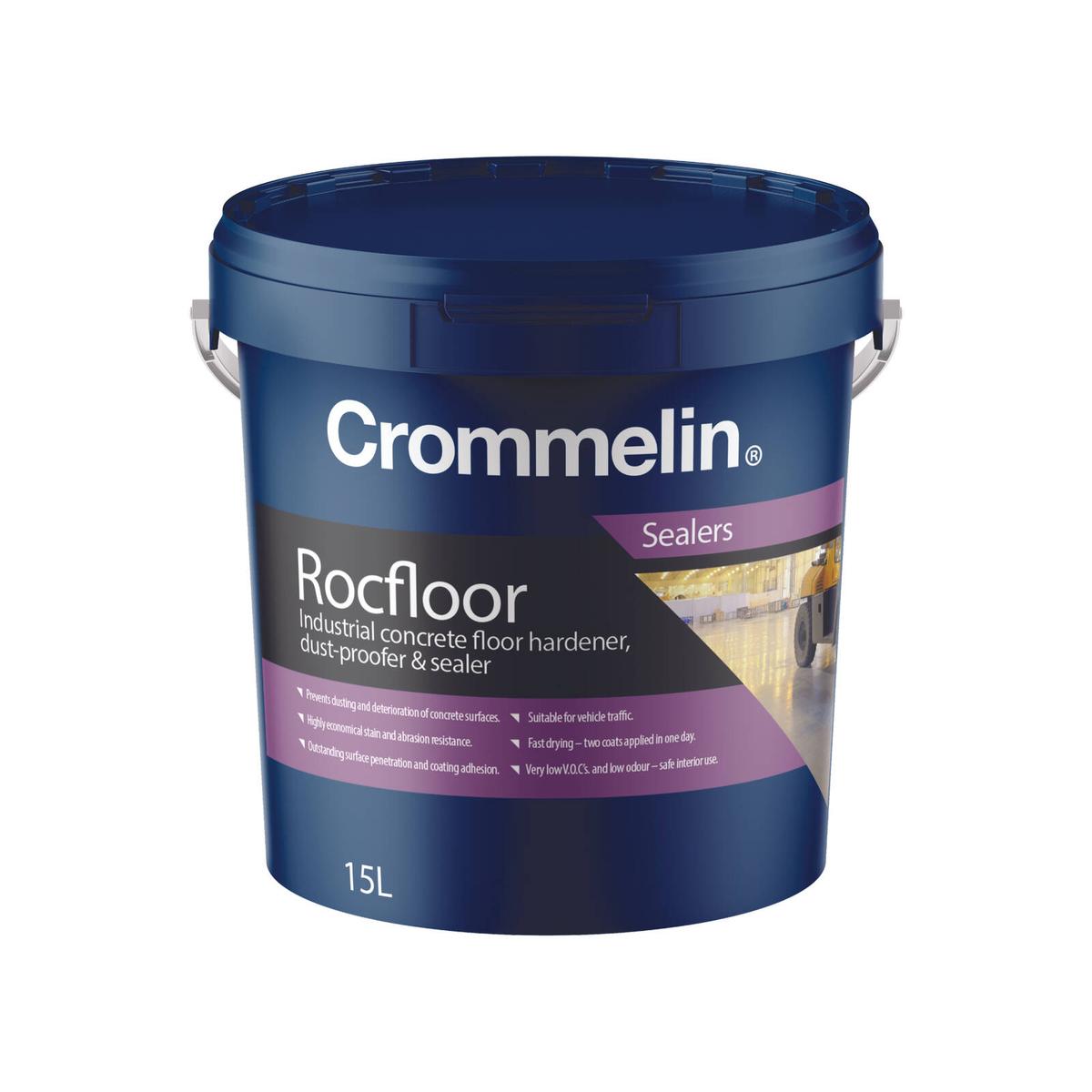 Crommelin 15L Rocfloor Industrial Concrete Floor Sealer - Bunnings ...