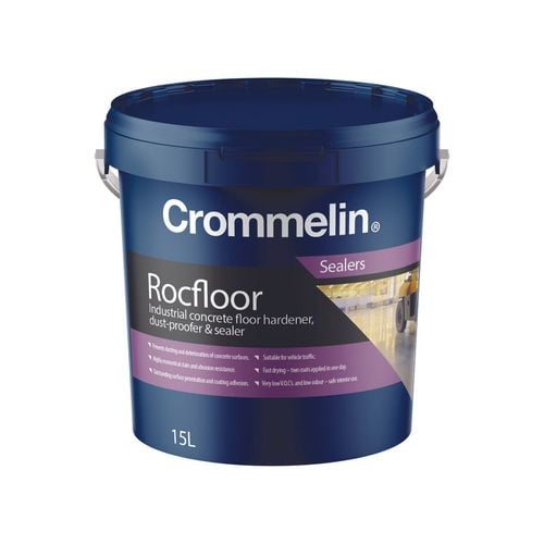 Crommelin 15L Rocfloor Industrial Concrete Floor Sealer - Bunnings