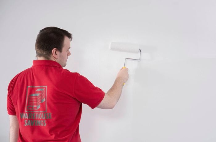 Apply an undercoat using a paint roller