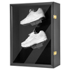Shoe Display Case Wall Mounted Wooden Sneaker Cabinet