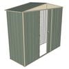 Build-a-Shed 2.3 x 0.8 x 2.3m Front Gable Single Sliding Door Shed - Green