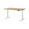 Oikiture Electric Standing Desk Single Motor 1.4m OAK Tabletop