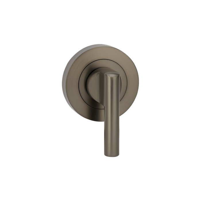 Zanda Graphite Nickel Round Escutcheon with Disabled Turn