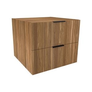 Lugna 512 x 600 x 580mm Cove 2 Drawer Storage Cabinet