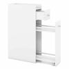 Costway Slim Storage Cabinet Space-saving White