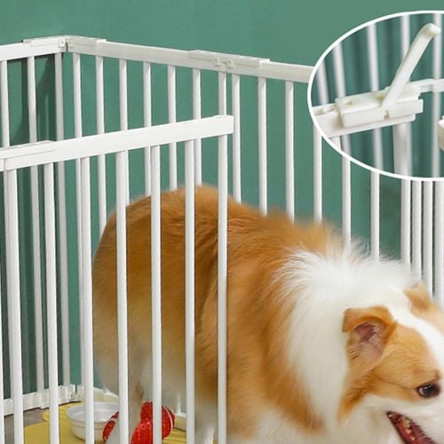 TOPET Dog Playpen Enclosure 8 Panel Pet Playpen Fold Exercise Fence Puppy Cage Bunnings Australia