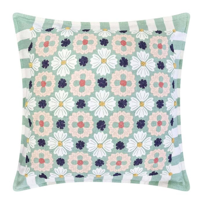 J Elliot Home Mornington Linen Cushion Cover 50 x 50 cm Charcoal main image 1
