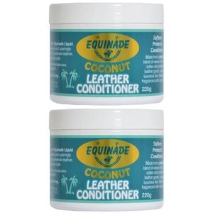 2PK Equinade Coconut Leather Conditioner Nourishes & Protects 220g
