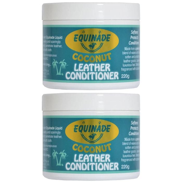 2PK Equinade Coconut Leather Conditioner Nourishes & Protects 220g