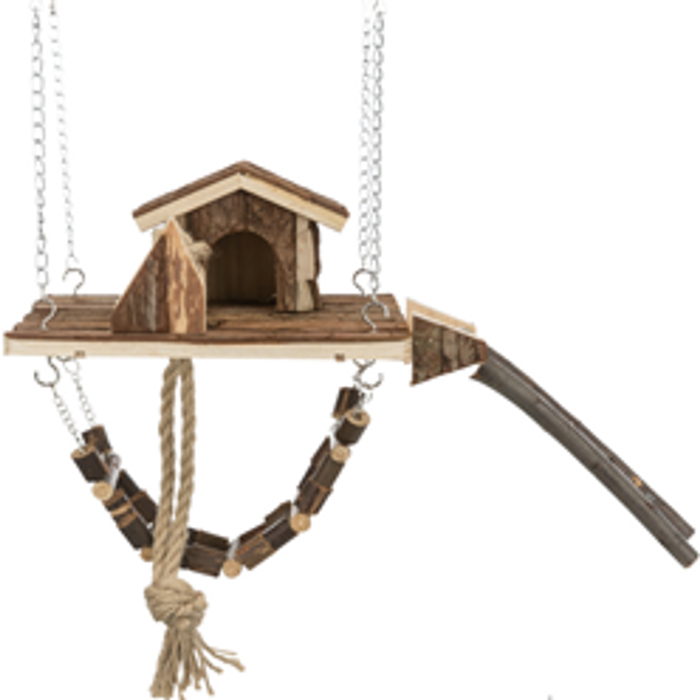 Yes4pets Hamster Bird Mice Swing Platform Hamster Hideouts Hamster House Hammock Stairs Toys