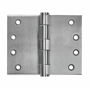 Pinnacle 100mm Satin Stainless Steel Wide Throw Hinge - 10 Pack