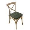 Anypillow Forest Green Memory Foam Cushion with Straps
