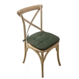 Anypillow Forest Green Memory Foam Cushion with Straps