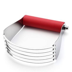 Catzon Dough Blender for Baking Heavy-Duty Stainless Steel-Red
