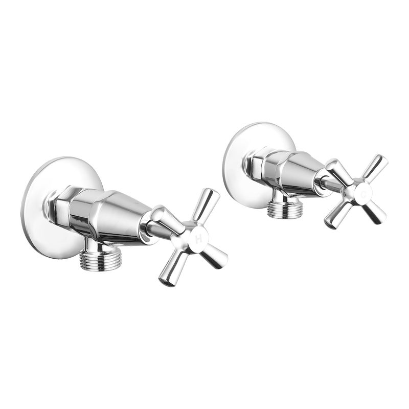 Mondella Cadenza Chrome 1/2 Turn Washing Machine Set