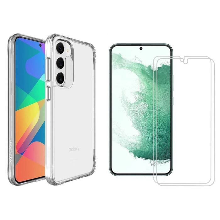 Icoverlover For Samsung Galaxy S23+ Plus Case + 2 Glass Screen Protectors