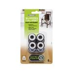 Slipstick 25mm Chocolate Sliders Floor Protection Feet - 8 Pack