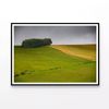 Green Field with a Tree  Print 100% Australian Made 120x90cm  (Poster)