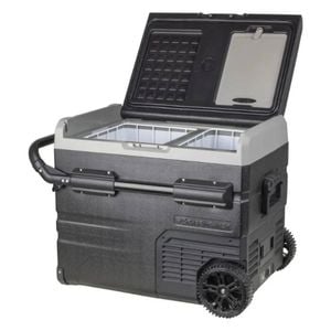 45L Brass Monkey Dual Zone 12V Portable Fridge Freezer with Battery Compartment