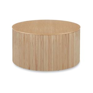 Ridge Round Coffee Table - Natural Ash