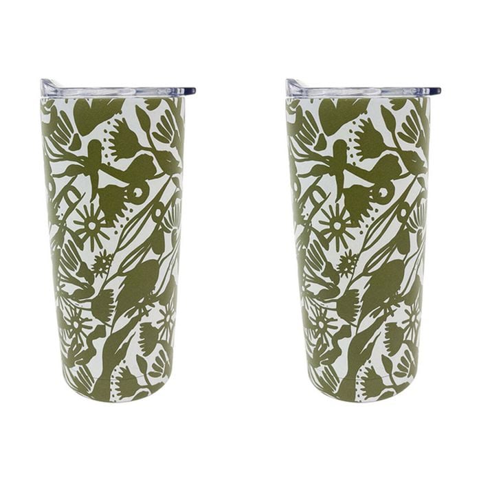 2PK Annabel Trends 500ml Stainless Steel Smoothie Tumbler - Pink Banksia