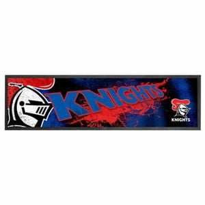 NRL Bar Runner - Newcastle Knights - Bar Mat - Team Logo -