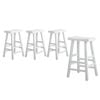 Oikiture Bar Stools White X4