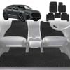 6D Diamond Car Floor Mats for Audi Q3 RSQ3 F32018-Current-Full Set-Black-Outback GT