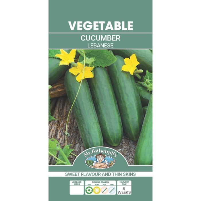 Mr Fothergill's Lebanese  Cucumber Vegetable Seeds