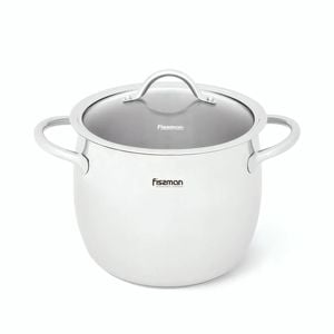 Stockpot With Glass Lid Stainless Steel 5.7 Ltr - Vivien Series
