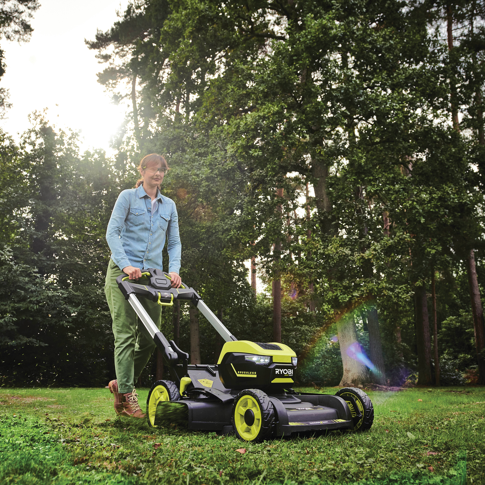 Ryobi 36V HP Brushless 53cm Lawn Mower 6.0Ah Kit