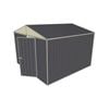 Build-a-Shed 3 x 3 x 2.3m Gable Single Hinged Door Shed - Grey