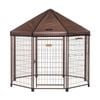 Pet Gazebo Enclosure 1.5m Portable With Canopy