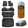 3d Floor Mats Boot Liner Set For Chery Tiggo 4 Pro 2024-onwards All Weather Heavy Duty Cargo Kick Back Seat Protector Cover