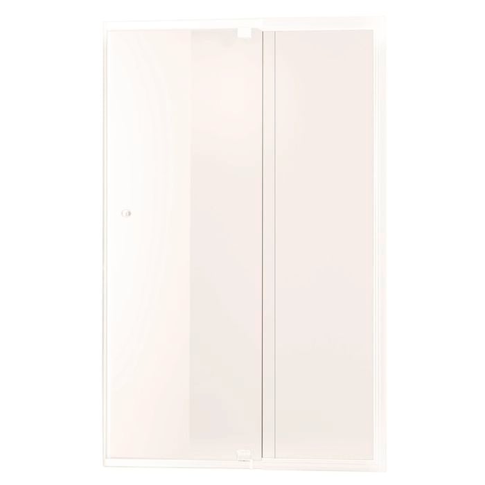 Rick McLean's 790 x 2000mm White Smart Pivot Front Only Shower Screen