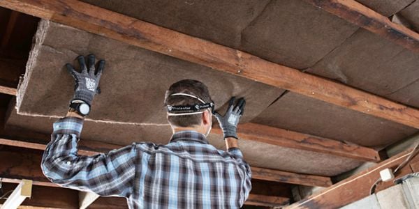 installing insulation