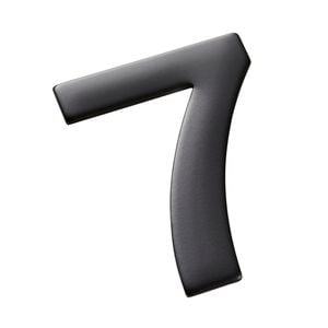 Sandleford 50mm Matt Black Mode Numeral 7
