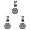 3PK Topchef Stainless Steel Large Strainer Sieve Kitchen Utensil 18cm Silver