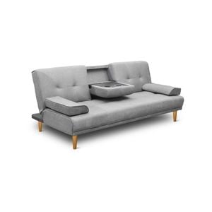 Artiss Sofa Bed 3 Seater Grey