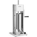 VEVOR Sausage Stuffer 5L Capacity Homemade Sausage Maker Stainless Steel