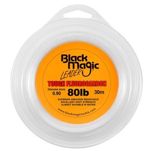 Black magic tough fluorocarbon fishing leader 80lb