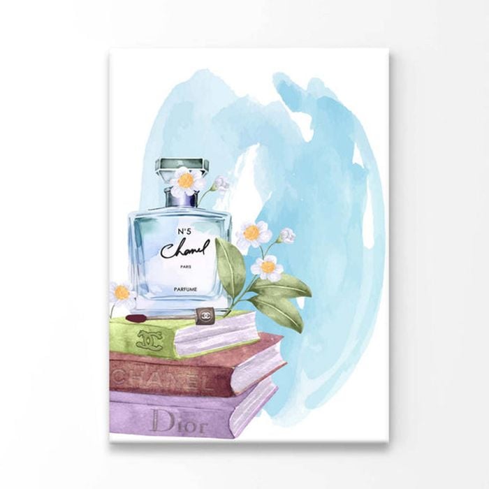 Blue Color Perfume Print 100% Australian Made 60 x 90cm (Acrylic)