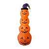 Lifebay Halloween Inflatable LED Wizard Pumpkin Yard Decoration