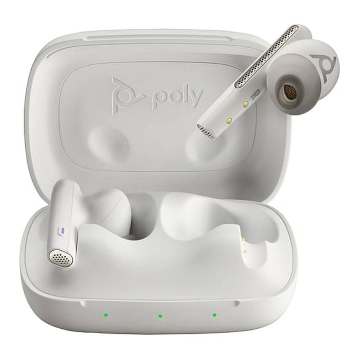 Hp Voyager Free 60 Uc M White Sand Earbuds +bt700 Usb-a Adapter [7y8l5aa]