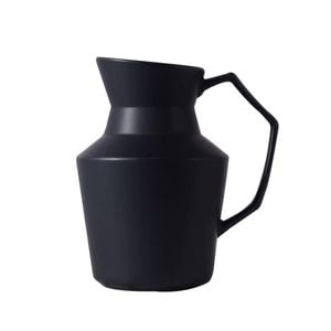 SOGA 23.5x19.5cm Black Ceramic Pitcher Vase